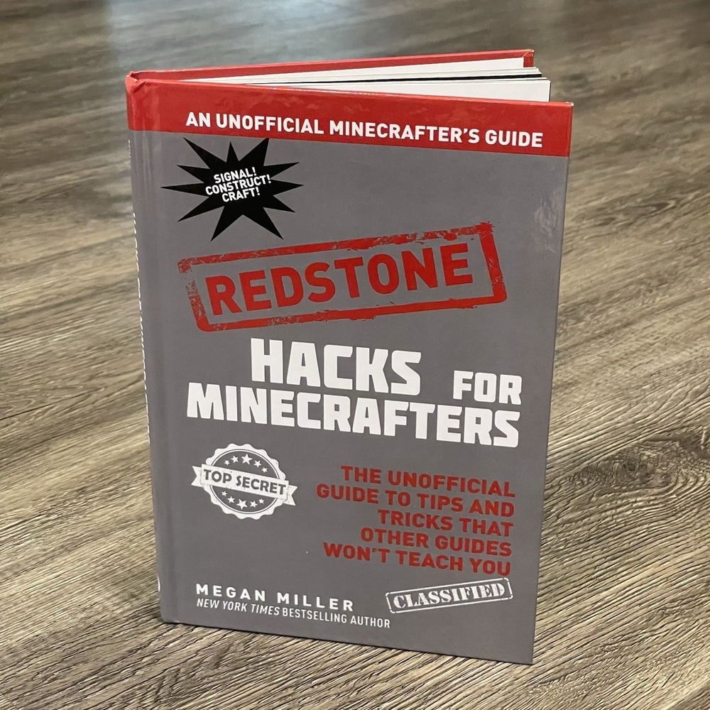 Hacks For Minecrafters: Redstone Hardcover‎ Book Megan Miller Gaming Guide Tips